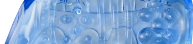 Blue Ice Texture Image