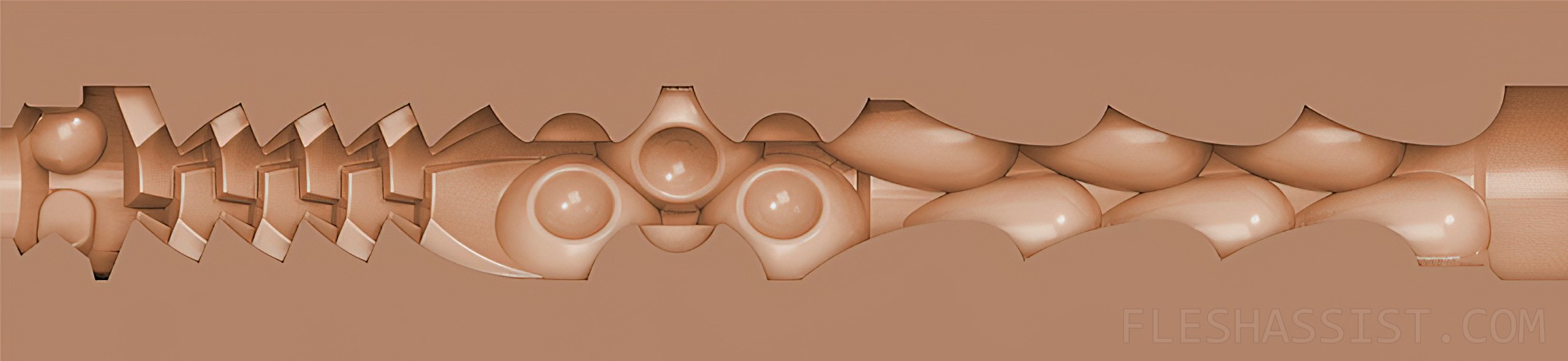 Peaches Fleshlight Girls Texture Image